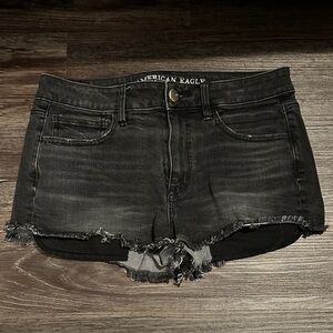American Eagle Outfitters Dark Gray Jean Shorts